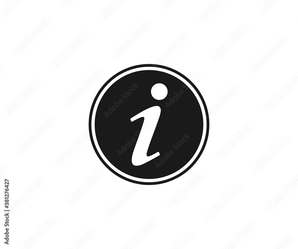 Information icon, info sign, vector illustration. Flat design. Information icon, info sign, vector illustration. Flat design.