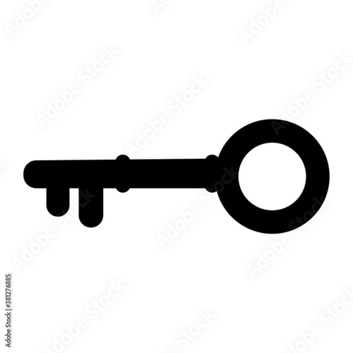 Fototapeta Naklejka Na Ścianę i Meble -  key icon or key logo isolated sign symbol. vector illustration