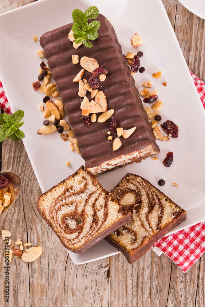 Marble cake. Marble cake.