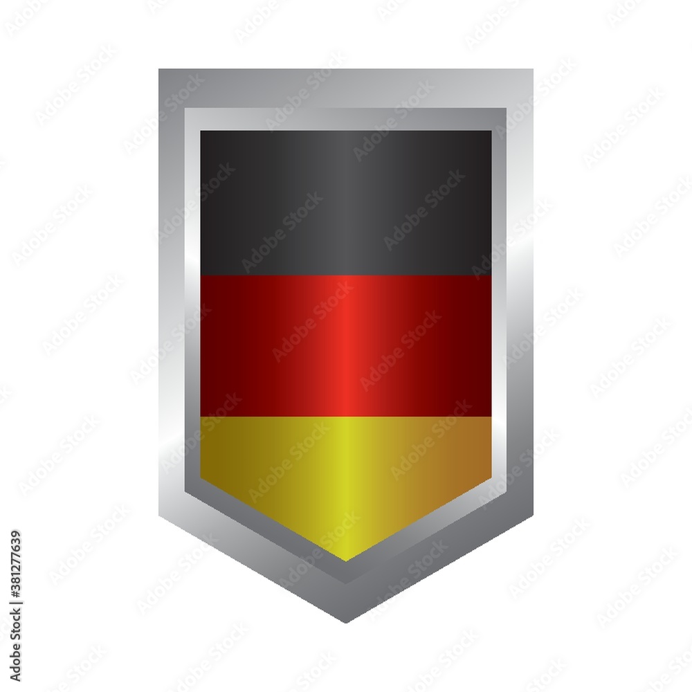 germany flag button design