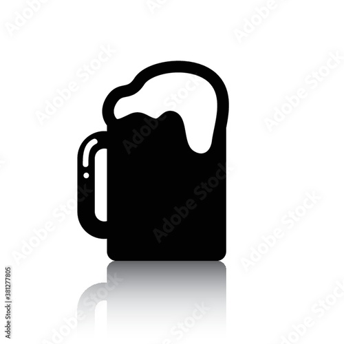 a glass of german beer