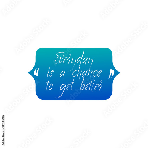 Quotation text frame for po...