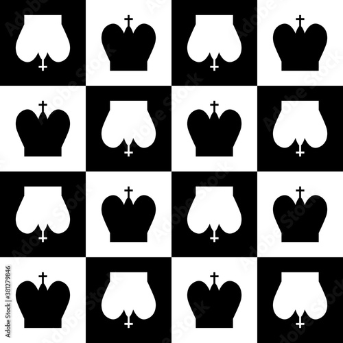 Seamless pattern with Chess...