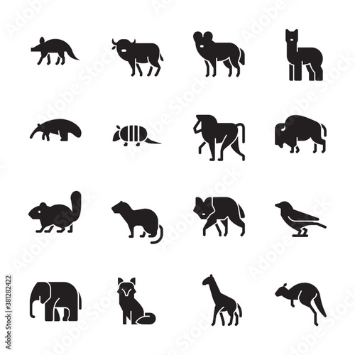 collection of animals