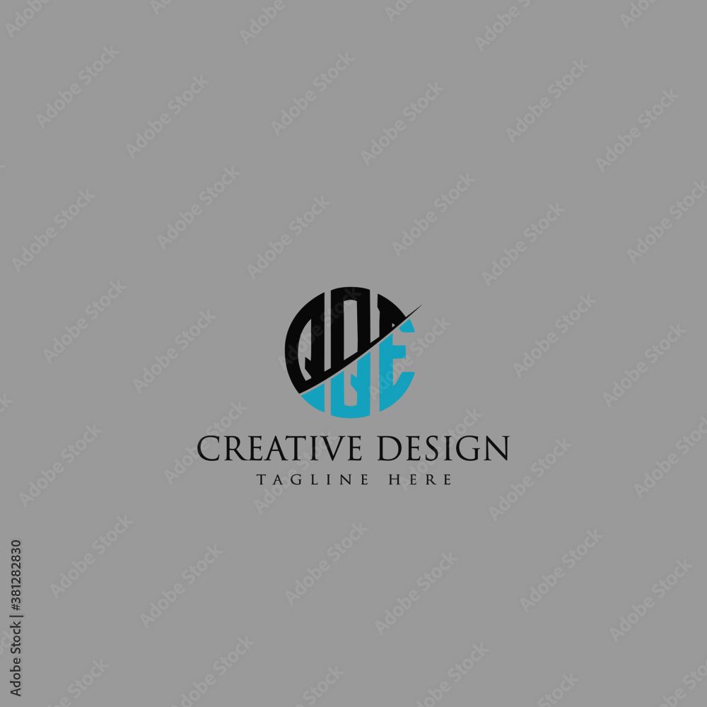 QQE Letter Logo Design Cross Monogram Icon. QQE Letter Logo Design Cross Monogram Icon.