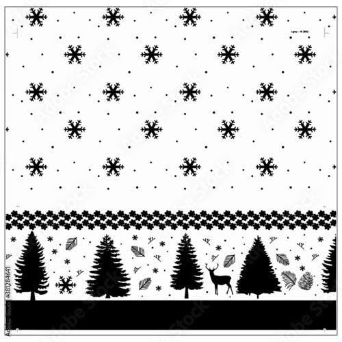 vector illustration of christmas elements