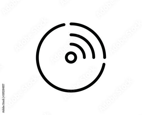 Single line icon