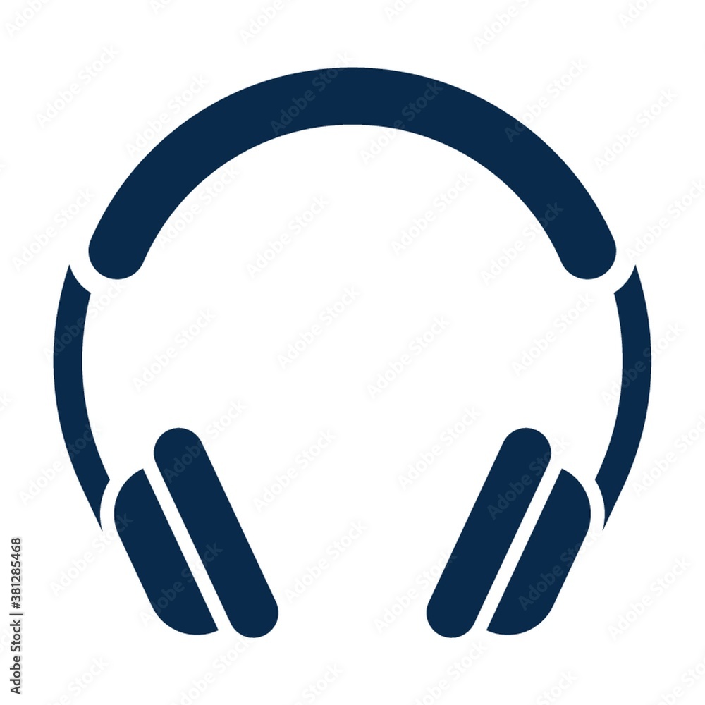 Headphones on a white background Headphones on a white background