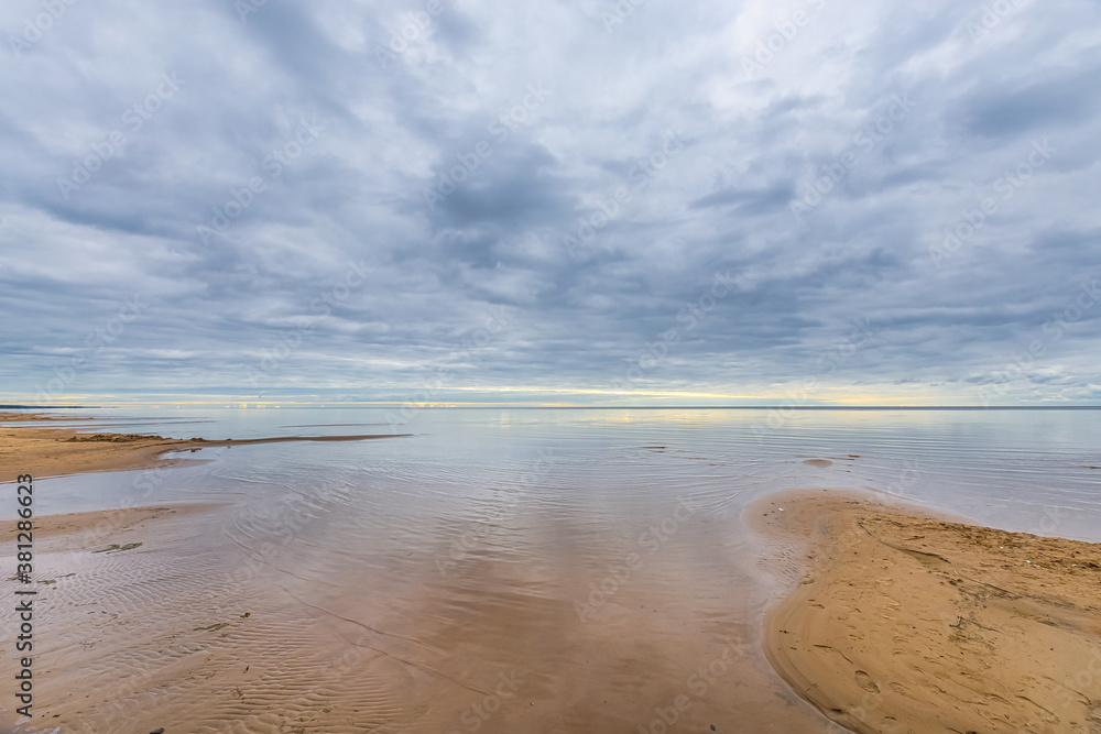 Breathtaking view on Nature by Lake Peipus, Estonia, the 5th largest lake in Europe