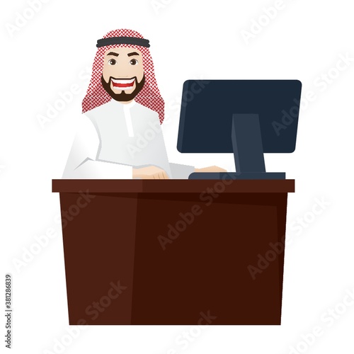 middle eastern businessman