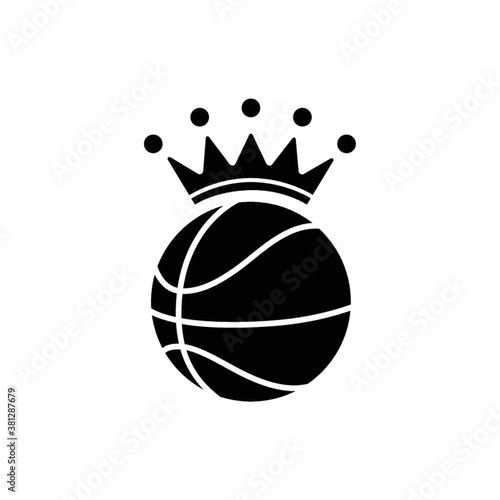 basketball with a crown