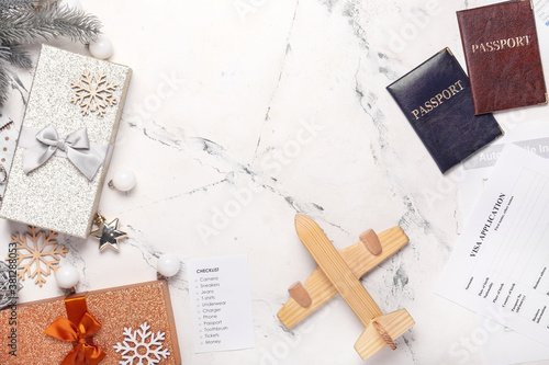 Composition with Christmas ...