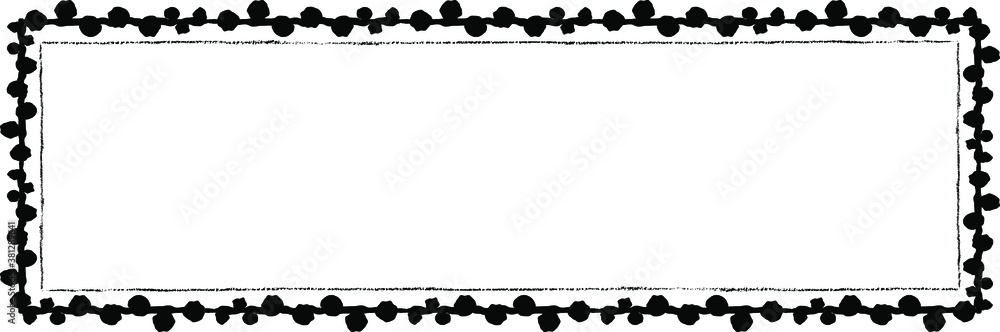 hand drawn vector doodle frame