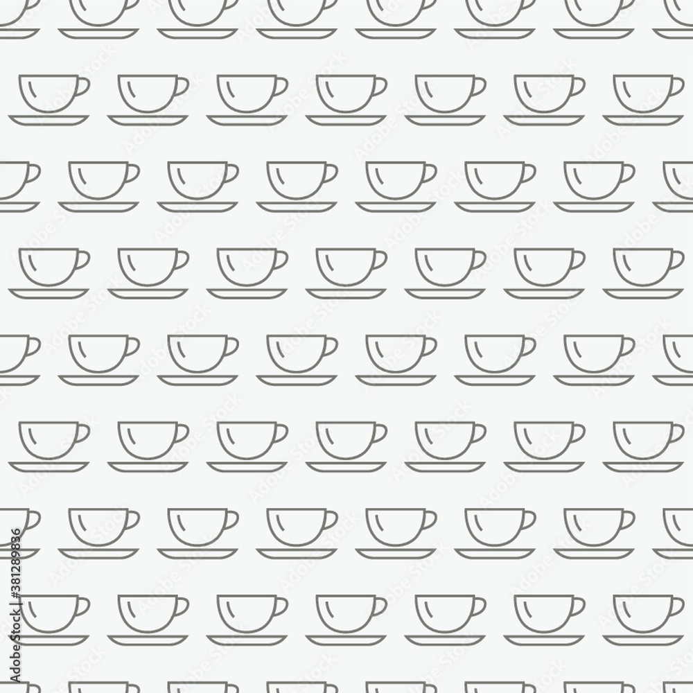 Coffee cups pattern design. Coffee cups pattern design.