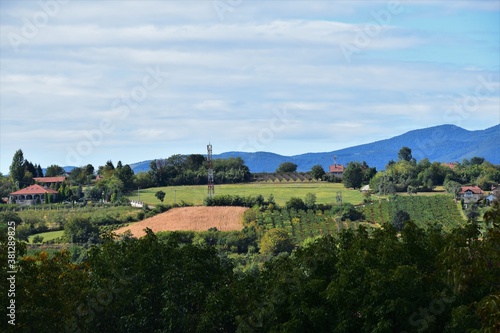 view of the village in region