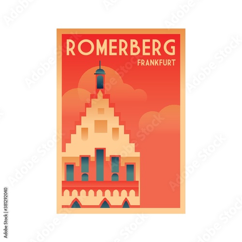 germany poster design - romerberg photo