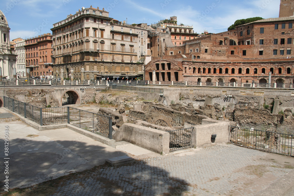 Kellerruinen in Rom
