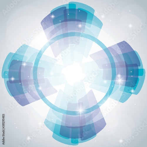 Abstract bokeh light design