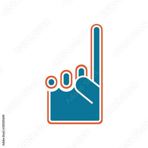 Sports cheer foam finger