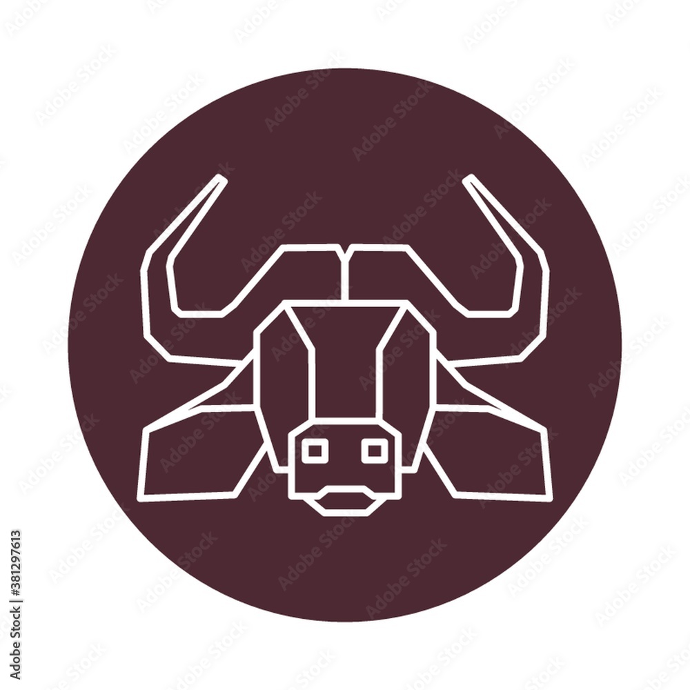 Water buffalo head Water buffalo head