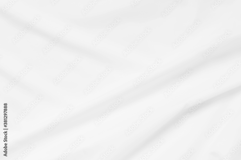 Abstract and soft focus wave of white fabric background Abstract and soft focus wave of white fabric background