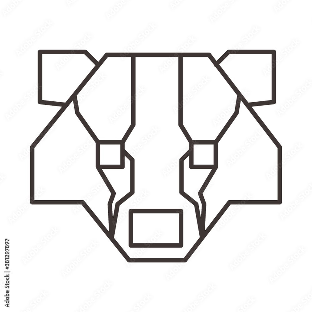 Badger head Badger head