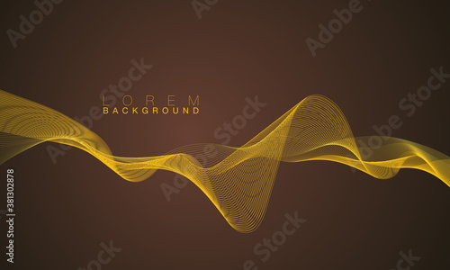 Abstract wave background.