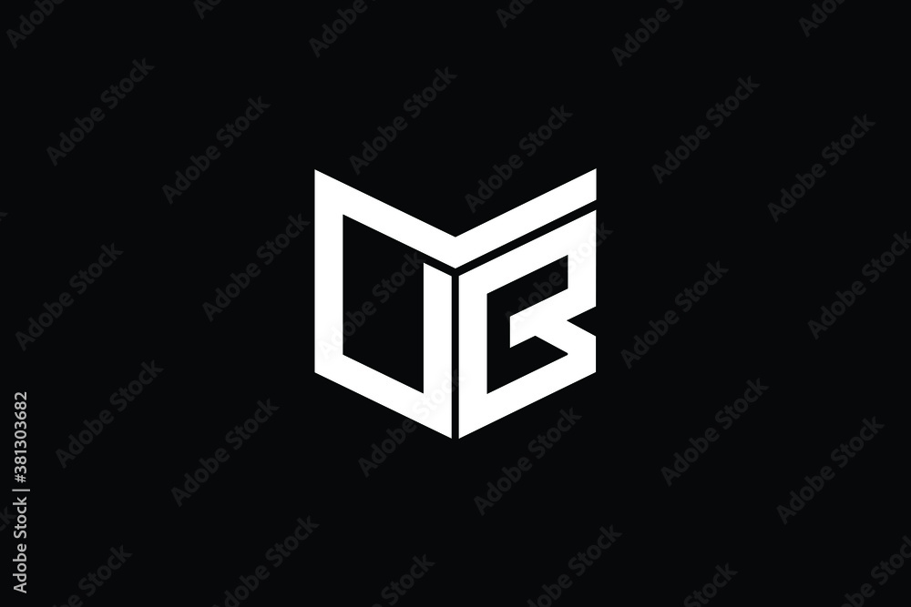 Minimal Innovative Initial MB logo and BM logo. Letter M B BM MB creative elegant Monogram. Premium Business logo icon. White color on black background Minimal Innovative Initial MB logo and BM logo. Letter M B BM MB creative elegant Monogram. Premium Business logo icon. White color on black background