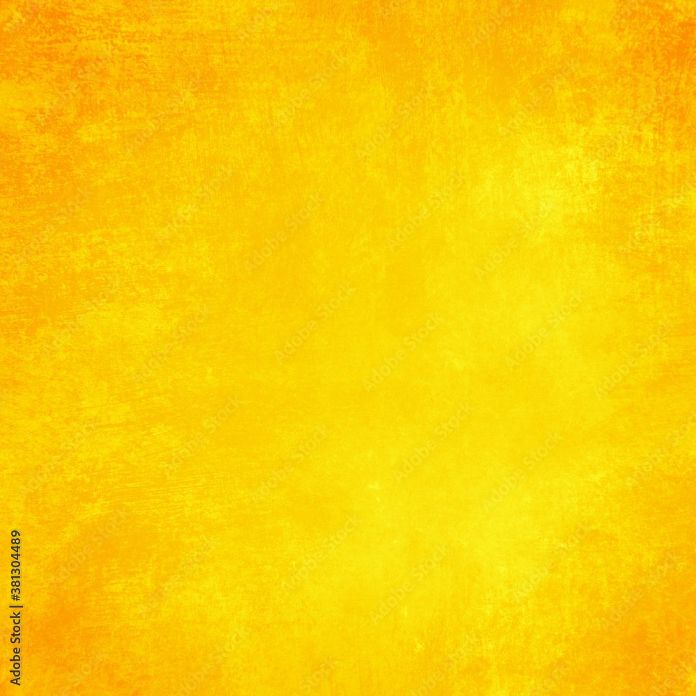 Yellow grunge wall for texture background