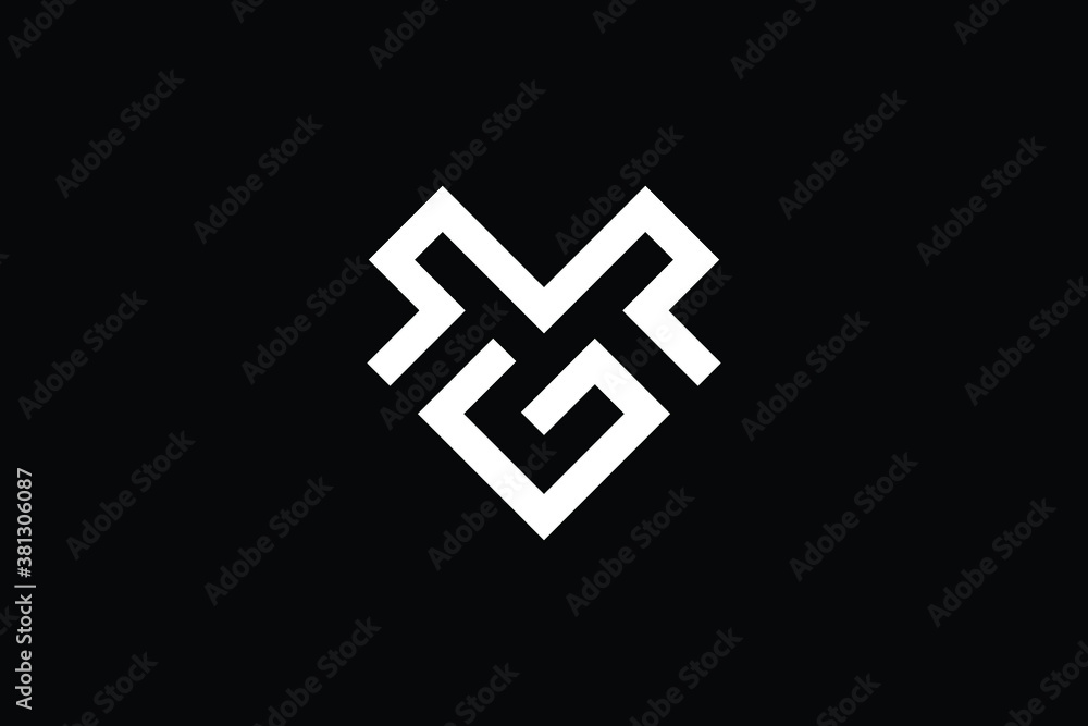 Minimal Innovative Initial MG logo and GM logo. Letter M G GM MG creative elegant Monogram. Premium Business logo icon. White color on black background Minimal Innovative Initial MG logo and GM logo. Letter M G GM MG creative elegant Monogram. Premium Business logo icon. White color on black background