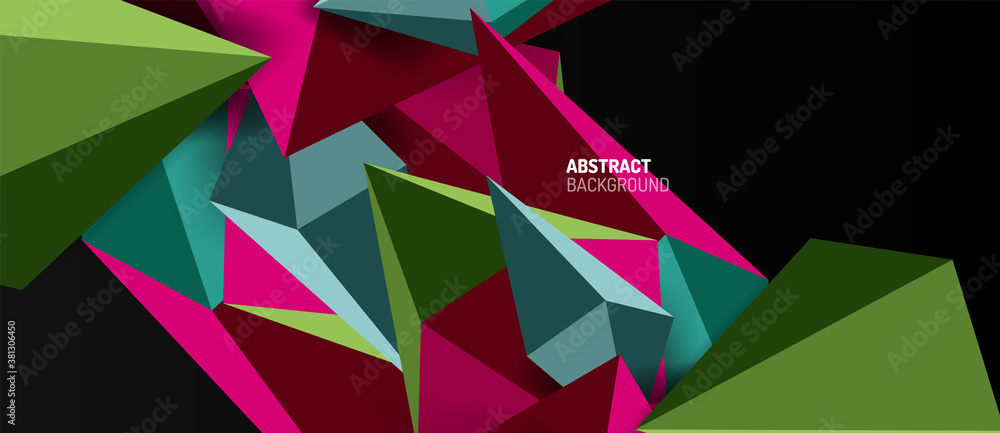 3d low poly abstract shape background vector illustration 3d low poly abstract shape background vector illustration