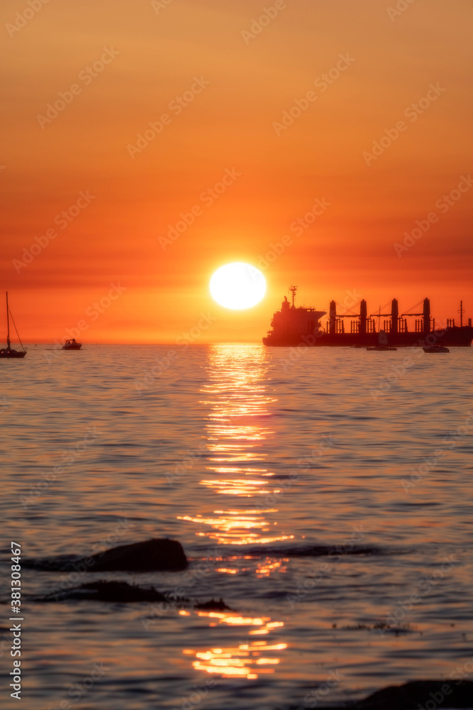 Beach sunset 