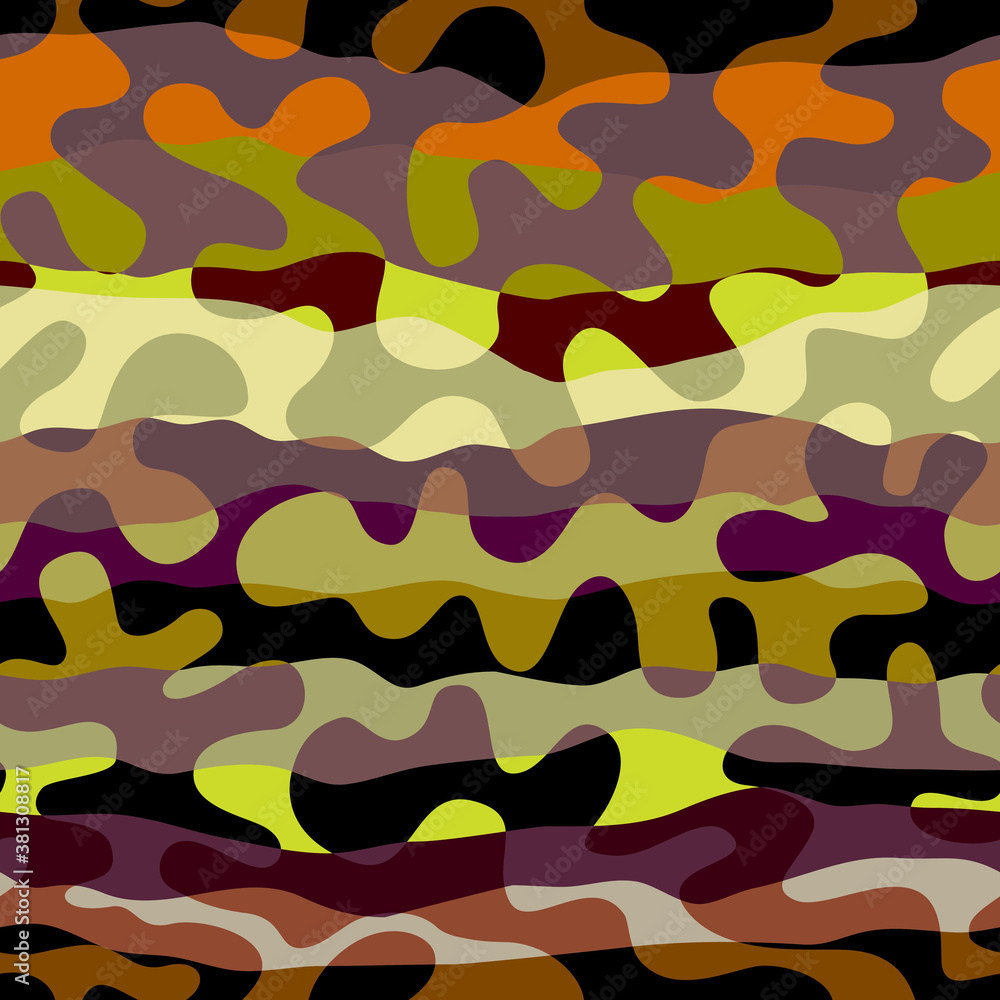 Seamless background pattern in military style. Vector image Stock