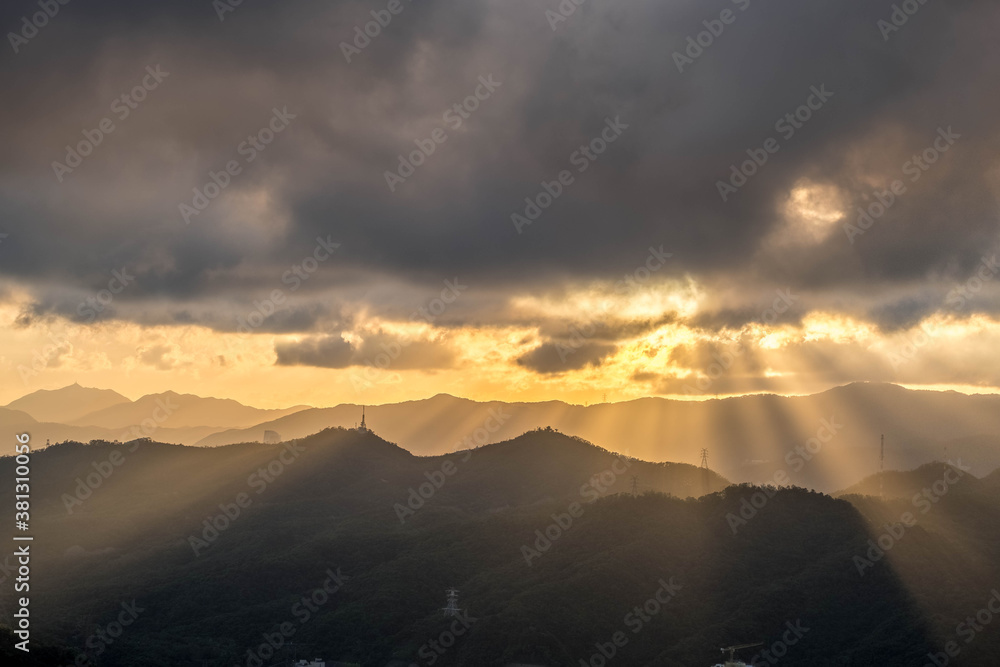 Mountain sunlight