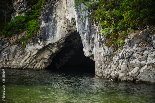 cave in the river