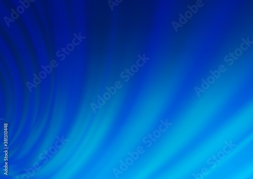 Light BLUE vector glossy abstract background. An elegant bright illustration with gradient. The template can be used for your brand book.