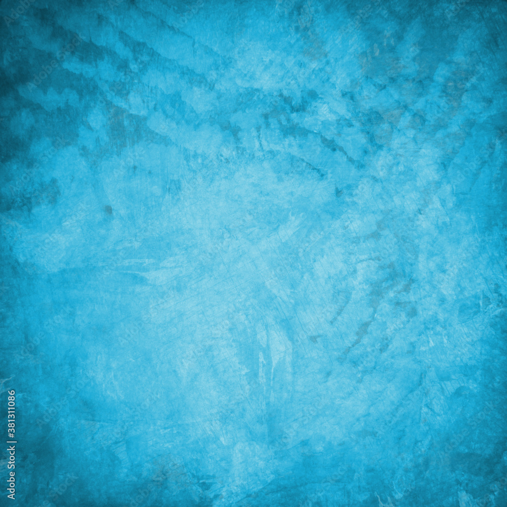 Fototapeta Grunge blue background with space for text
