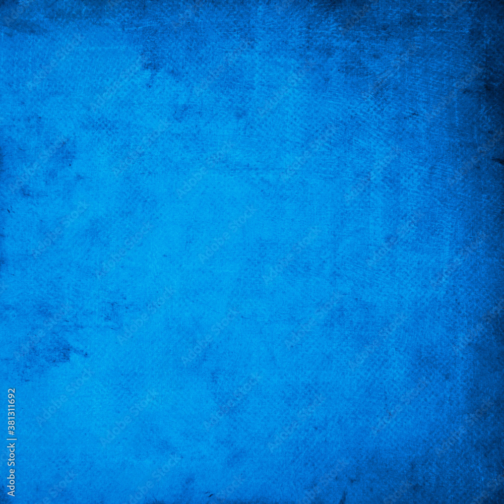 Obraz premium Grunge blue background with space for text