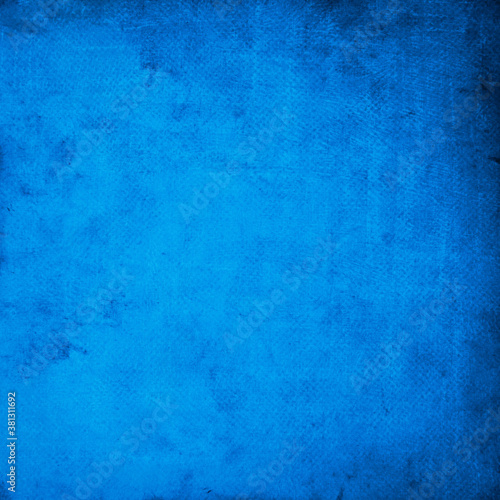 Grunge blue background with space for text