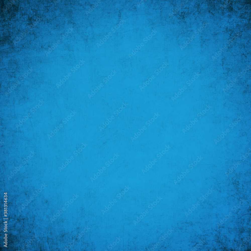 Obraz premium Grunge blue wall background or texture