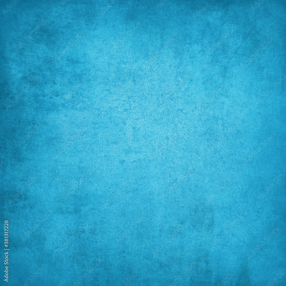 Grunge blue wall background or texture