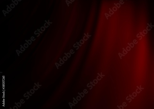 Dark Red vector background with curved circles. A vague circumflex abstract illustration with gradient. The best blurred design for your business.