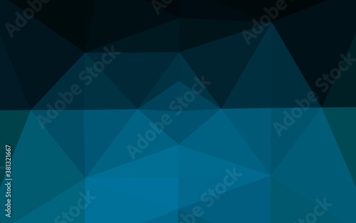 Light BLUE vector abstract mosaic background. Brand new colorful illustration in with gradient. Textured pattern for background.