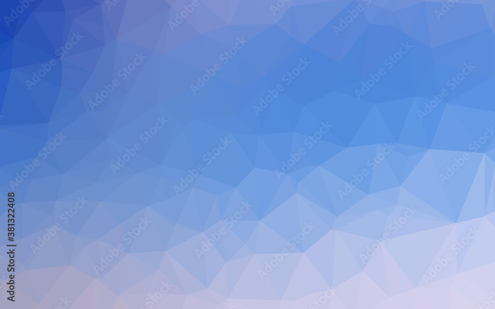 Fototapeta premium Light BLUE vector abstract polygonal layout. Colorful illustration in Origami style with gradient. Completely new template for your business design.