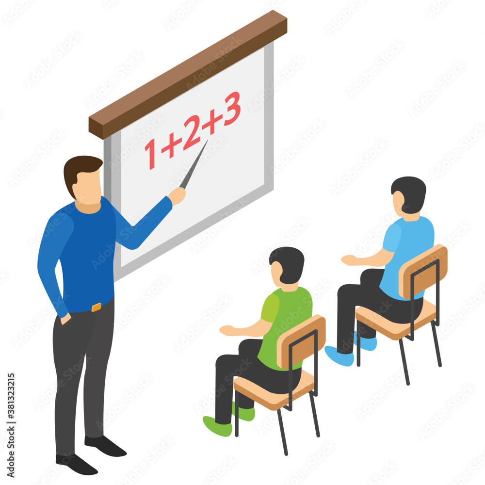 Flat icon design of mathematic class
Flat icon design of mathematic class