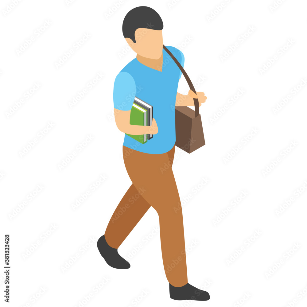 University going flat icon design
University going flat icon design
