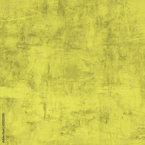 Yellow grunge wall for texture background