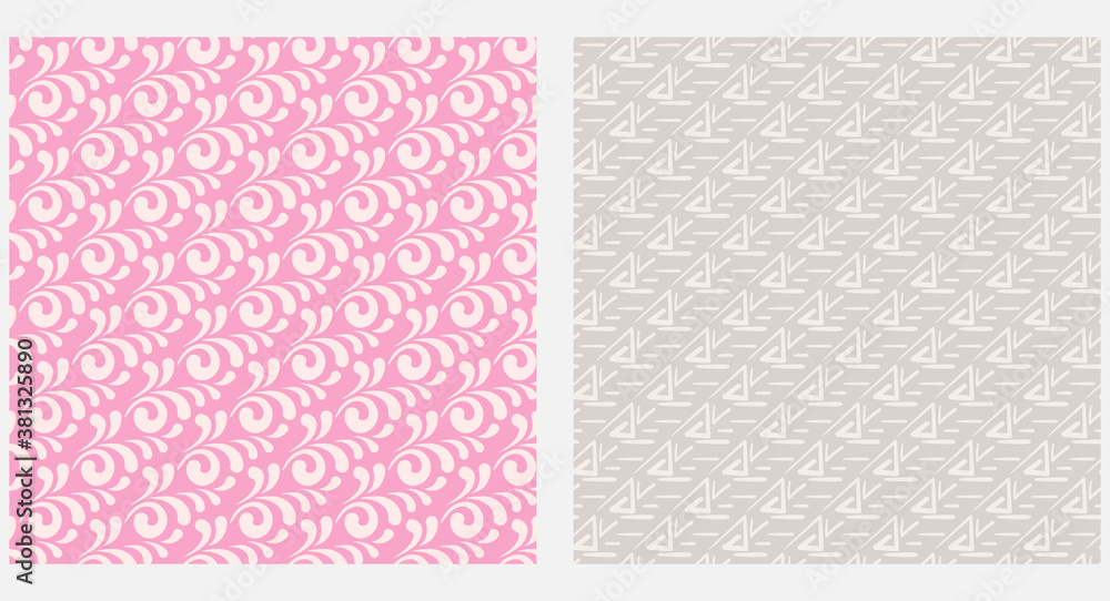 Decorative background pattern, wallpaper texture, pink and gray tones Decorative background pattern, wallpaper texture, pink and gray tones