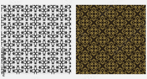 Decorative background pattern seamless texture wallpaper vector graphics.