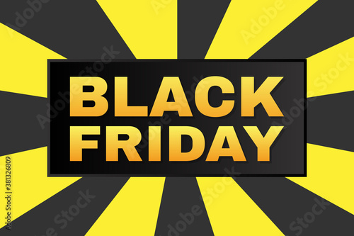 Black friday sale promotion abstract banner template.